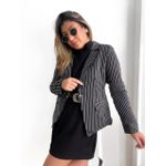 BLAZER LISTRAS preto