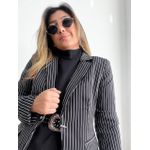 BLAZER LISTRAS preto