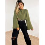 Cropped Flare Cf Verde