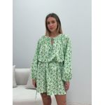 VESTIDO VITÓRIA MANGA VERDE