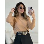 BLUSA CÁTIA MANGA LONGA NUDE