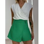 SHORT SAIA ALICE TWEED VERDE