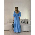 VESTIDO LAUANA MANGA BABY BLUE