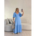 VESTIDO LAUANA MANGA BABY BLUE