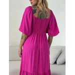 VESTIDO LAUANA MANGA PINK