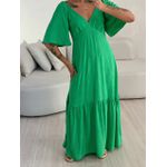 VESTIDO LAUANA MANGA VERDE