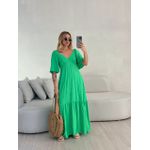 VESTIDO LAUANA MANGA VERDE