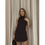 VESTIDO YARA FORRO SHORT PRETO