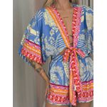 CONJUNTO ANDRESSA ESTAMPADO AZUL