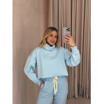 CONJUNTO JANE MOLETOM BABY BLUE