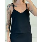 CONJUNTO PRISCILA SAIA MIDI PRETO