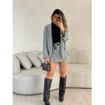 CONJUNTO MARIAH XADREZ PRETO