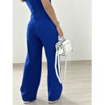 CONJUNTO COLETE COM CALÇA AZUL