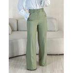 CALÇA TATIANA PANTALONA VERDE CHÁ