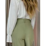 CALÇA TATIANA PANTALONA VERDE CHÁ