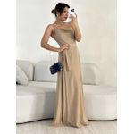 VESTIDO VANESSA ALÇA Nude