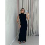 VESTIDO ANA ALICE CAVADO PRETO