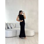 VESTIDO ANA ALICE CAVADO PRETO