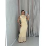 VESTIDO ANA ALICE CAVADO YELLOW BUTTER