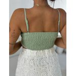 CROPPED MEL FLORES VERDE