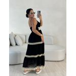 VESTIDO KAREN CROCHÊ PRETO