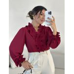 BLUSA ISABEL BABADOS CHERRY RED