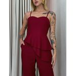 CONJUNTO THAYSE ASSIMÉTRICO CHERRY RED