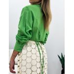 CROPPED CAMISA MANGA LONGA VERDE