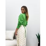 CROPPED CAMISA MANGA LONGA VERDE