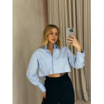 CAMISA CROPPED LUNA AZUL