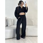 CALÇA ZOE BOHO PRETA