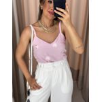 BLUSA MARGARIDA ALÇA ROSA CLARO