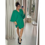 VESTIDO KIMONO LISO VERDE