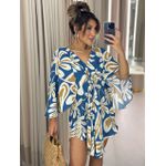 VESTIDO KIMONO TRANCOSO AZUL