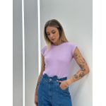 BLUSA RAISSA TRICOT CAVADA LILÁS