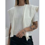 BLUSA TRICOT C/ SOBREPOSIÇÃO OFF