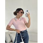 BLUSA MAIA GOLA BORDADA BABY PINK