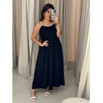 VESTIDO ANA JÚLIA LINHO PRETO