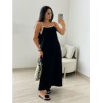 VESTIDO ANA JÚLIA LINHO PRETO