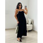 VESTIDO ANA JÚLIA LINHO PRETO