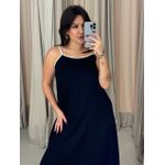 VESTIDO ANA JÚLIA LINHO PRETO