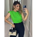 BLUSA TRICOT STRASS VERDE