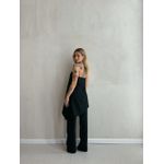 CONJUNTO MIRELLA BLUSA ASSIMÉTRICA PRETO