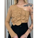 CROPPED FLOR NULA MANGA NUDE