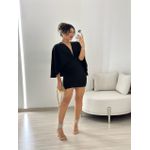 VESTIDO CURTO CAPA PRETO