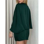 VESTIDO CURTO CAPA VERDE MUSGO