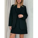 CONJUNTO VESTIDO COM BLAZER PRETO