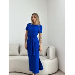 VESTIDO AURORA MIDI AZUL