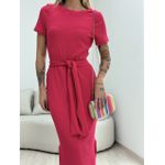 VESTIDO AURORA MIDI PINK