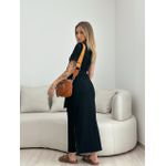 VESTIDO AURORA MIDI PRETO